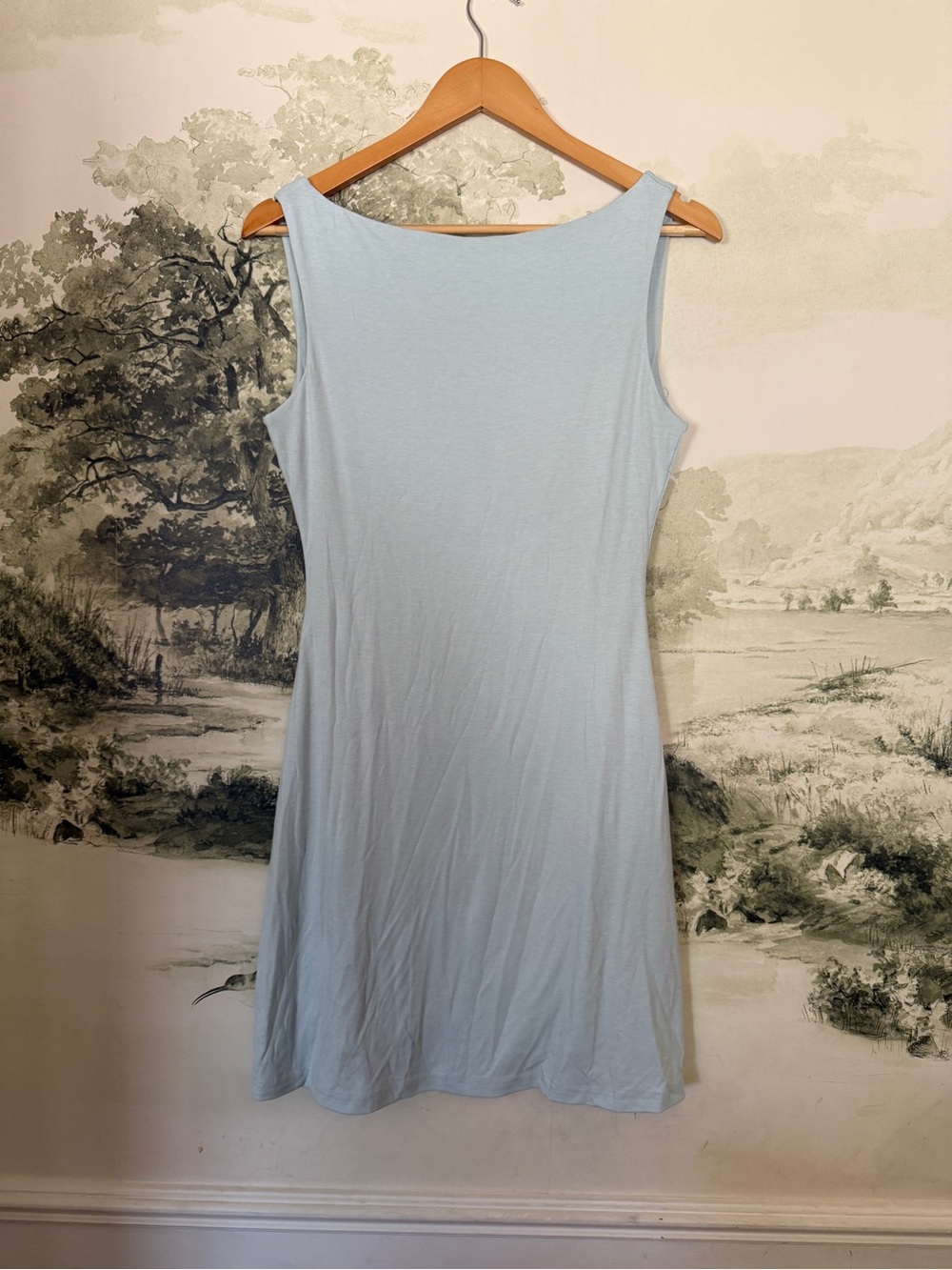 OGL Light Blue Backless Women's Dress